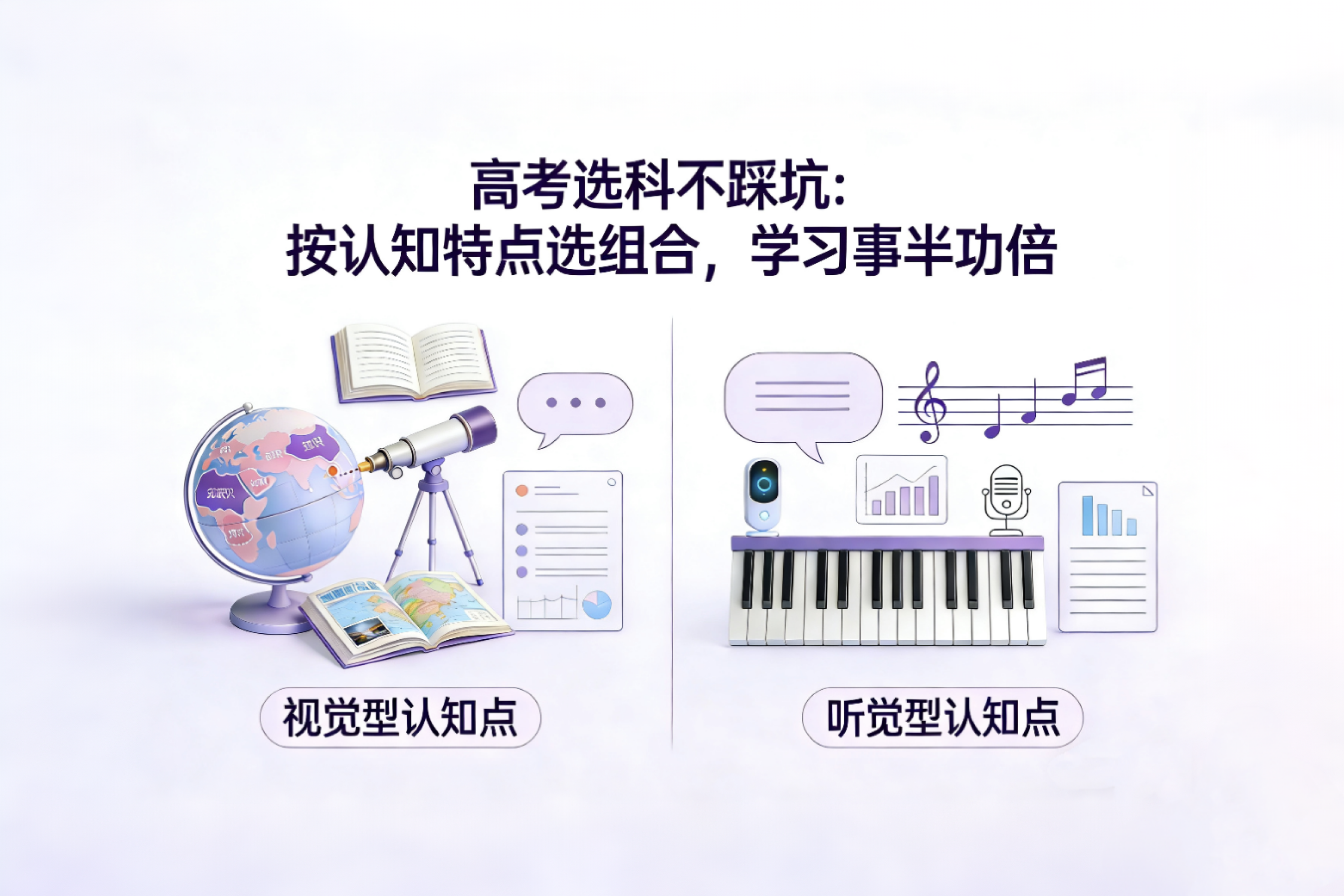 高考选科不踩坑：按认知特点选组合，学习事半功倍